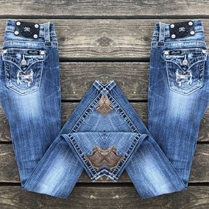 Miss me denim *gold sequin